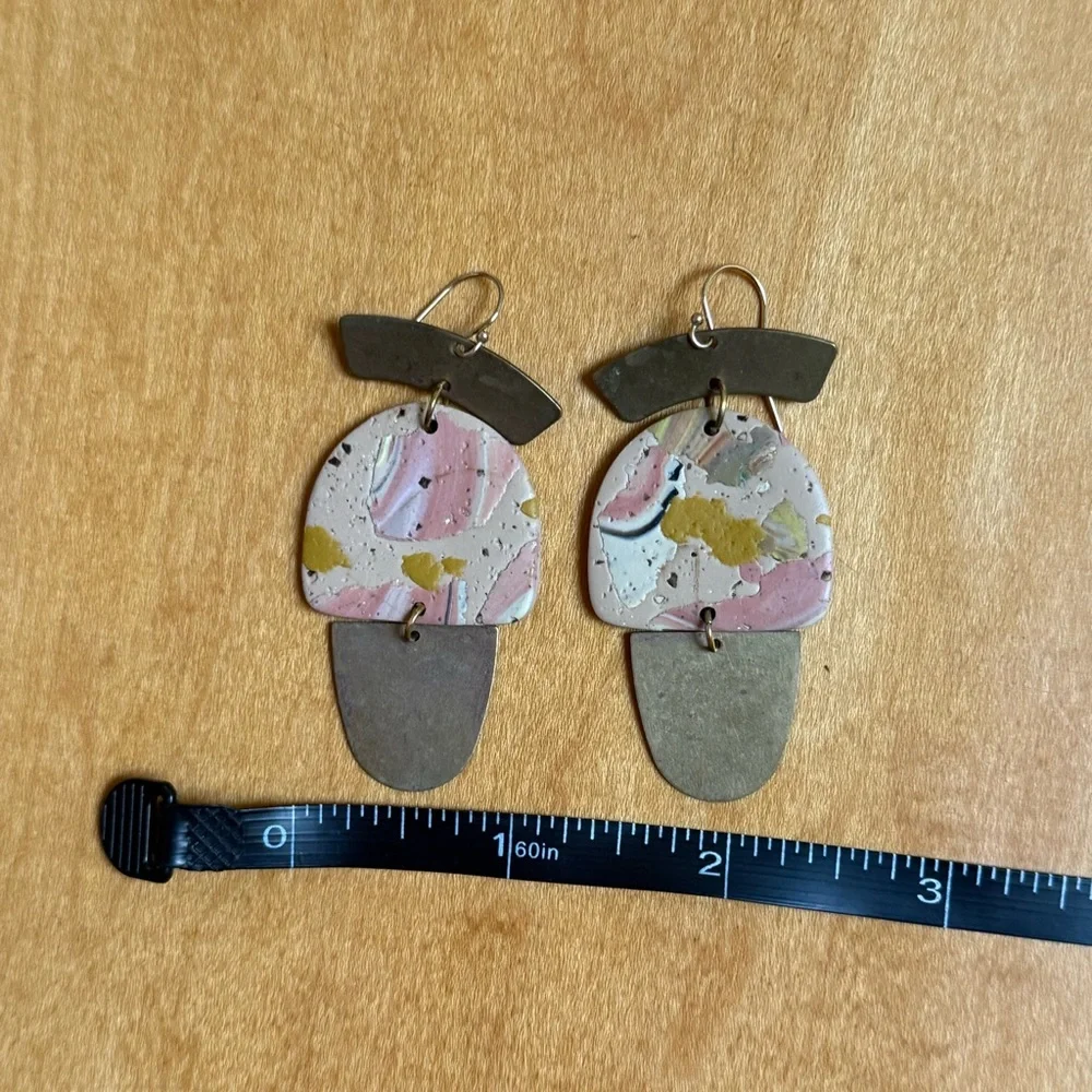 Handmade Clay Earrings - Picture 3 of 5